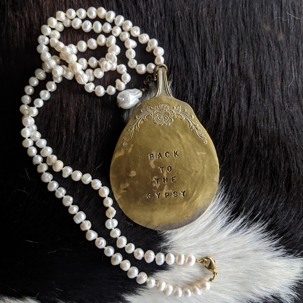 Long Strand Fresh Water Pearl Gypsy Necklace
